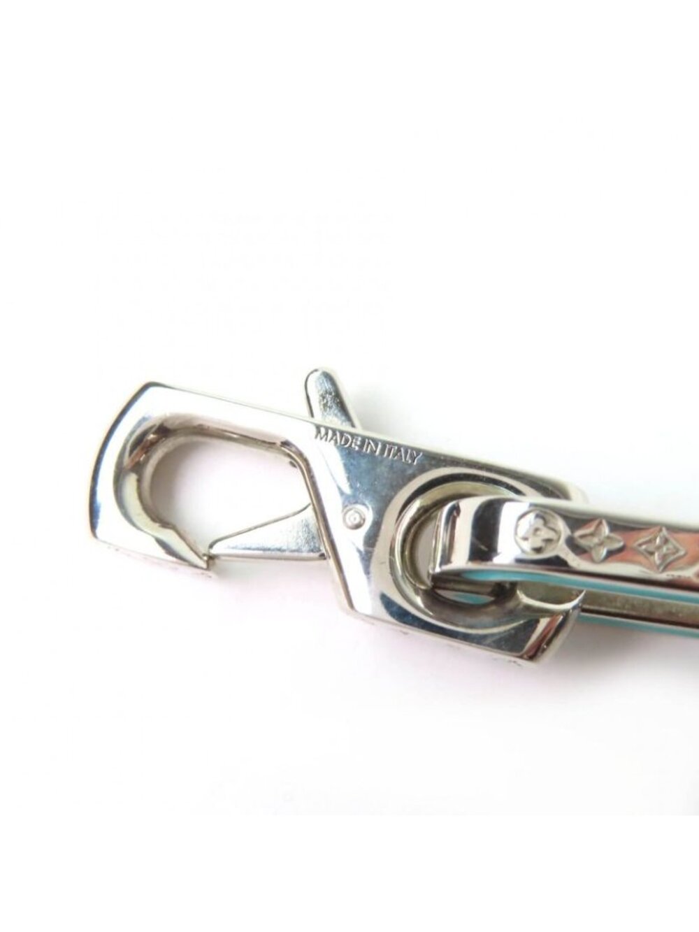 Louis Vuitton Bracelet Monogram Links Chain Silver Blue-m - Picture 6 of 6